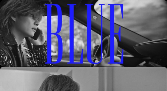 V unveils melancholic black-and-white 'Blue' music video