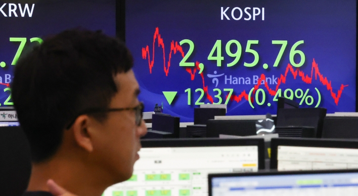 Seoul shares open lower on tech losses