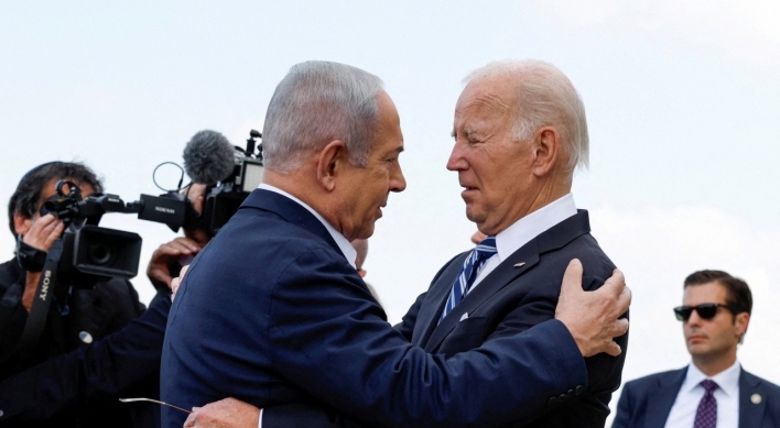 Biden arrives on solidarity visit to Israel