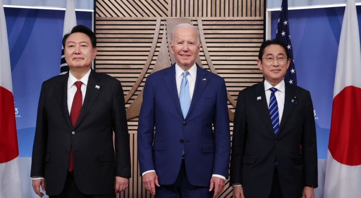 Yoon, Biden, Kishida meet for first time in 6 months