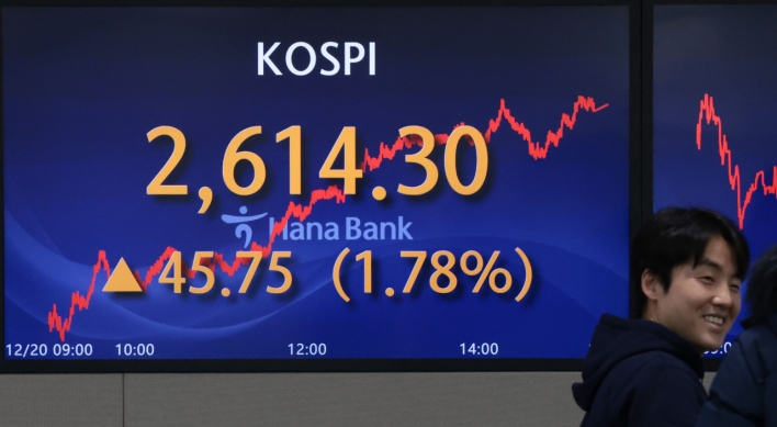 Seoul shares at over 3-month high amid Fed rate cut hopes