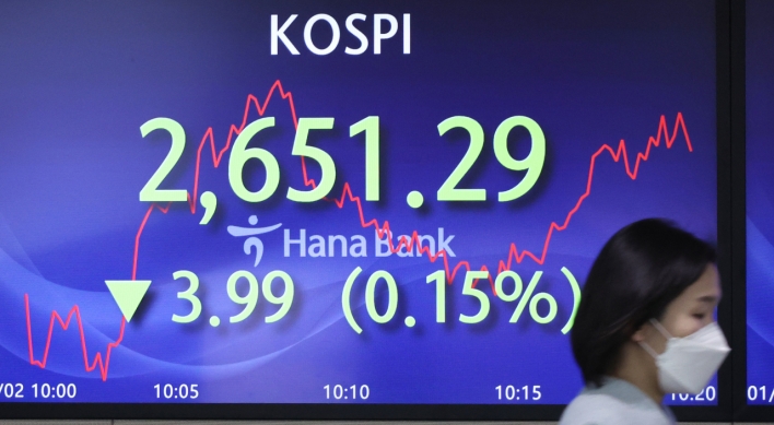 Seoul shares end higher on tech gains on 1st day of 2024