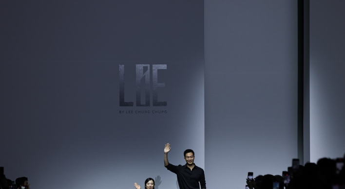 LIE’s Lee matches elegance with Olympic spirit at Seoul Fashion Week
