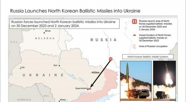 N. Korean missile used against Ukraine contained US, European parts: CNN