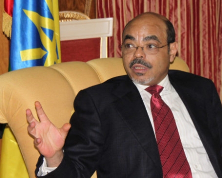 Ethiopia trying to benchmark S. Korea, P.M. Zenawi says