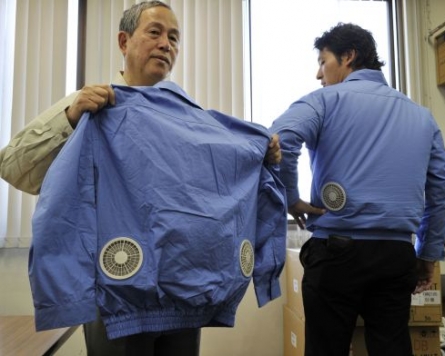 'Air-conditioned clothes' help Japan beat heat
