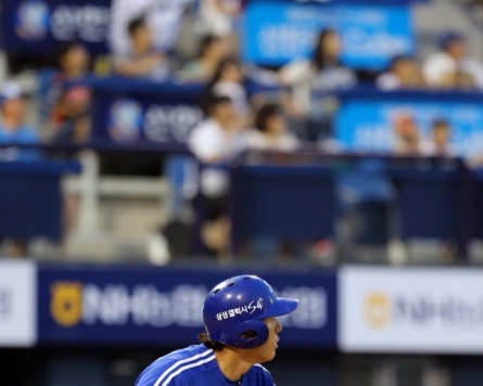 Samsung’s Lee Seung-yeop ties Korean home run record