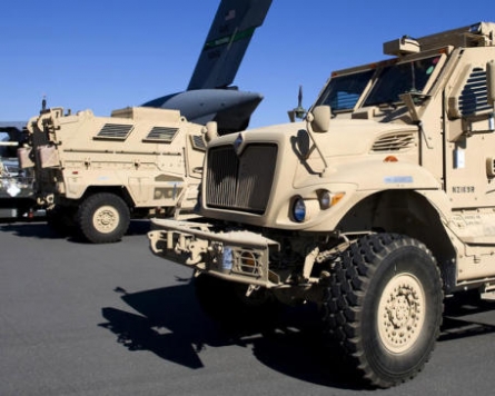 U.S. to send 80 mine-resistant vehicles to Korea