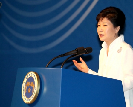 Park renews calls for N.K. to stop nuke development, provocations