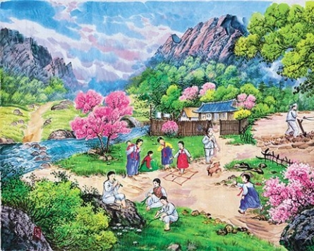 Works by North Korean artists on exhibition in Gwangju
