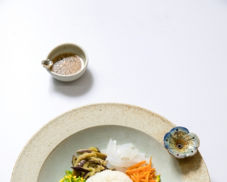 [Temple to Table] Way to live healthier: Bibimbap with eggplant