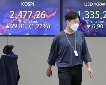 Seoul stocks end higher for 2nd day on eased uncertainty over BOK rate hike