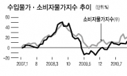 환율이 향후 물가압박 최대 변수