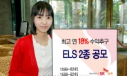 SK증권, 최고 연 18% 수익추구 ELS 2종 공모