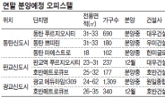 오피스텔 인기 신도시서 잇는다