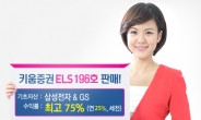 키움증권, 연 최고 25% ELS 196호 판매