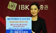 IBK투자證, 최고 31.5% 추구 원금비보장형 ELS 공모