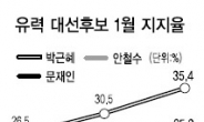 지지율 치솟은 문재인, 대선 겨누나