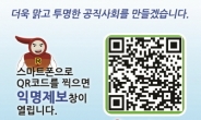 익명제보로 비리와 부정부패 없는 세상 만든다