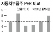 완성차효과 부품株 덩달아 ‘들썩’