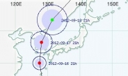 태풍 ‘산바’, 빠르게 북진 중…17일 전국 ‘물폭탄’
