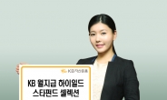 KB자산운용, ’KB 월지급 하이일드 스타펀드 셀렉션 펀드’ 출시