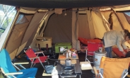 겨울캠핑, “텐트 안에서 숯불구이 방법 아시나요?”