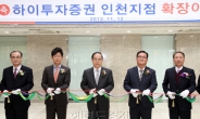 하이투자증권 인천지점 확장이전 오픈…각종 강연회 잇따라 개최