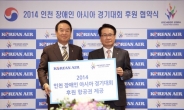 대한항공, 2014 인천 장애인 아시아경기대회 후원