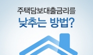 재테크의 시작은 주택·아파트 담보대출 금리비교 먼저