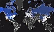 전세계 사이버 공격 실시간 지도 나왔다