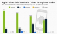 중국에서도 아이폰 점유율 하락