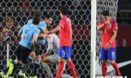 한국 축구, 우루과이에 0­-1 패배…기성용 아쉬운 골대 강타