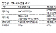 변동성·섹터지수선물 상장…활기 도는 파생상품시장