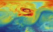 지구상 이산화탄소 시각화…농도, 기후변화에 민감하네