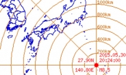 일본 규모 8.5 지진…전남서도 진동감지