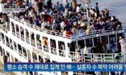 ‘중국판 세월호’ 양쯔강서 여객선 침몰…선장 포함 20명 구조