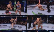 UFC 론다 로우지, 결국 홀리 홈에 TKO패…12연승 ‘끝’