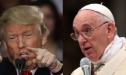 교황 · 트럼프 정면충돌 “기독교 아냐” vs “교황의 수치”