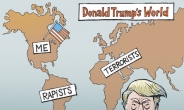[트럼프 포비아] ‘좀비도 피해가는 트럼프’…美, 트럼프 풍자 만화 인기