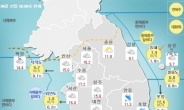 [투데이날씨]미세먼지는 줄고 충청 이남에는 비