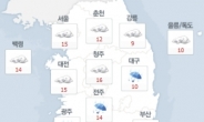 전국 흐리고 충청이남 비…한 낮 이상고온 해소