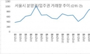 대출난에 분양권 거래 급증…서울 올들어 4월까지 63% 증가