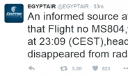 69명 탄 이집트항공 여객기, 레이더에서 사라져