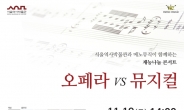 오페라v뮤지컬…19일 서울박물관 ‘1석2조’ 이색콘서트