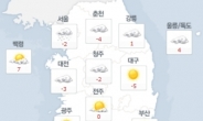 ‘대설’ 전국 눈 또는 비…아침 최저기온 영하 6도