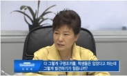 청와대 미용사 논란..“머리숱 많은 박 대통령 ‘올림머리’ 20분내 불가능”