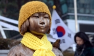부산 일본영사관앞 소녀상 기습설치, 시민과 경찰 대치