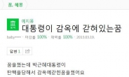 4년전 ‘박근혜 구속’ 예지몽 화제…누리꾼들 1만여명 성지순례중