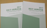 마포구, 복지 가이드북 ‘사회복지지표’ 발간
